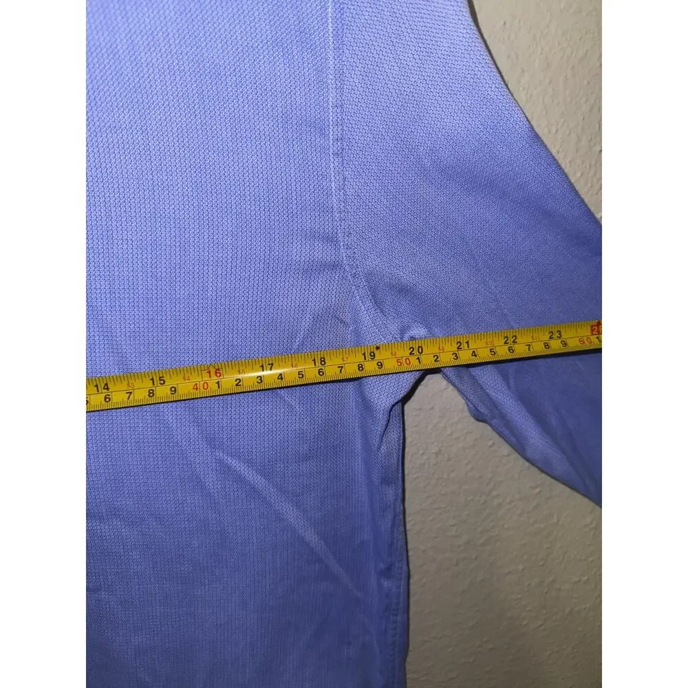 Gianni Versace Collection Trend Men’s Size-M Blue Textured Dress Shirt - Picture 6 of 8